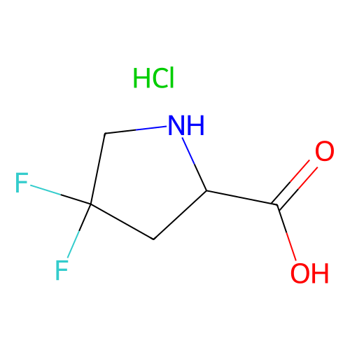 (2R)-4, 4-difluoropyrrolidine-2-carboxylic acid hydrochloride, min 97%, 1 gram