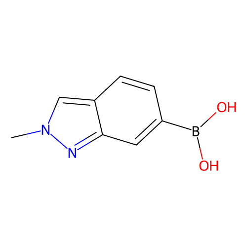 2-Methyl-2H-indazole-6-boronic acid, 250 mg