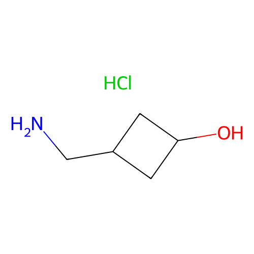 cis-3-(aminomethyl)cyclobutanol hydrochloride, min 97%, 1 gram
