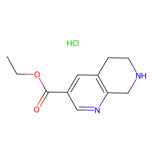 ethyl 5, 6, 7, 8-tetrahydro-1, 7-naphthyridine-3-carboxylate hydrochloride, min 97%, 1 gram