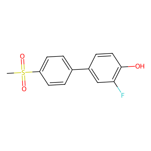 2-Fluoro-4-(4-methylsulfonylphenyl)phenol, min 97%, 1 gram