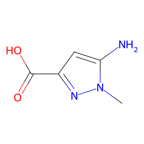 5-amino-1-methyl-pyrazole-3-carboxylic acid, min 97%, 250 mg