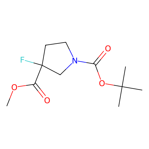1-tert-butyl 3-methyl 3-fluoropyrrolidine-1, 3-dicarboxylate, min 97%, 1 gram