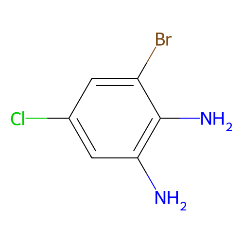 3-Bromo-5-chlorobenzene-1, 2-diamine, min 98%, 100 mg
