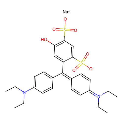 Patent blue V sodium salt, min 80%, 100 grams