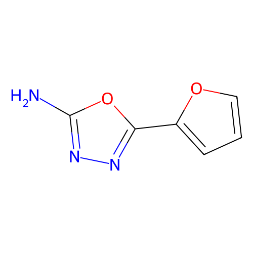 5-(Furan-2-yl)-1, 3, 4-oxadiazol-2-amine, min 95% (GC)(T), 1 gram