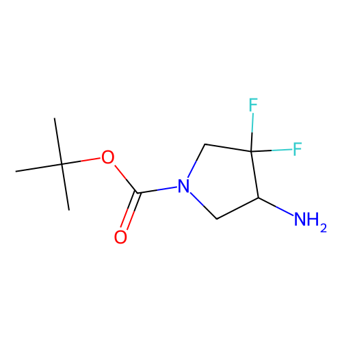 tert-butyl 4-amino-3, 3-difluoropyrrolidine-1-carboxylate, min 97%, 100 mg