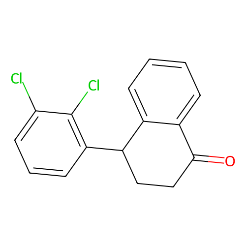 rac 4-(2, 3-Dichlorophenyl)-3, 4-dihydro-1(2H)-naphthalenone, 50 mg