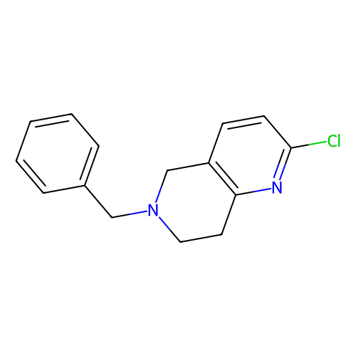 6-benzyl-2-chloro-5, 6, 7, 8-tetrahydro-1, 6-naphthyridine, min 97%, 1 gram