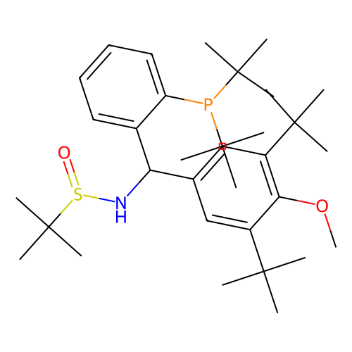 [S(R)]-N-[(S)-(3, 5-Di-tert-butyl-4-methoxyphenyl)[2-(di-tert-butylphosphino)phenyl]methyl]-2-methyl-2-propanesulfinamide, min 95%, 100 mg