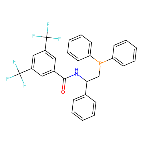 N-[(1S)-2-(Diphenylphosphino)-1-phenylethyl]-3, 5-bis(trifluoromethyl)-benzamide, min 95%, 100 mg