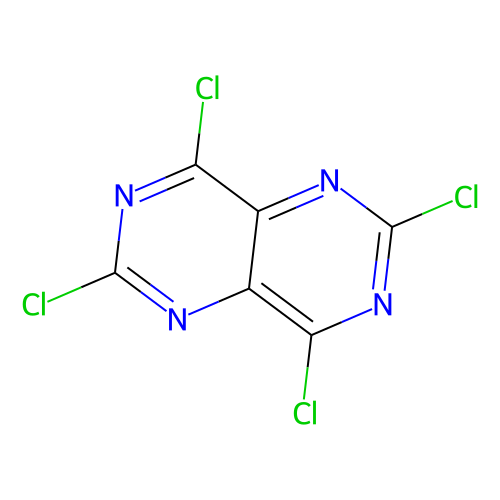 2, 4, 6, 8-Tetrachloropyrimido[5, 4-d]pyrimidine, min 98%, 1 gram
