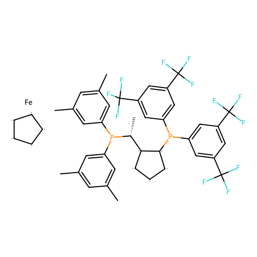 (R)-(-)-1-{(S)-2-[Bis(3, 5-di-trifluoromethylphenyl)phosphino]ferrocenyl}ethyldi-3, 5-xylylphosphine, min 97%, 100 mg
