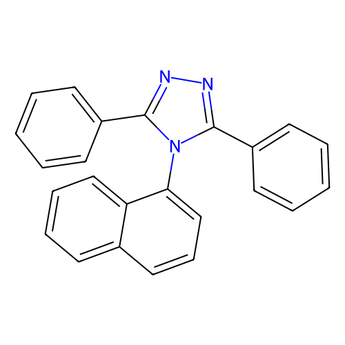 3, 5-Diphenyl-4-(1-naphthyl)-1H-1, 2, 4-triazole, min 97%, 1 gram
