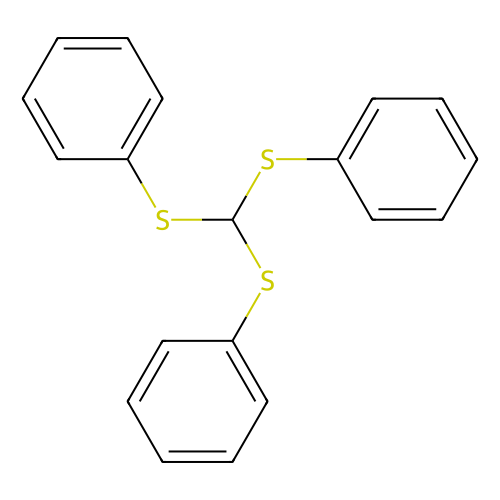 Tris(phenylthio)methane, min 98%, 25 grams