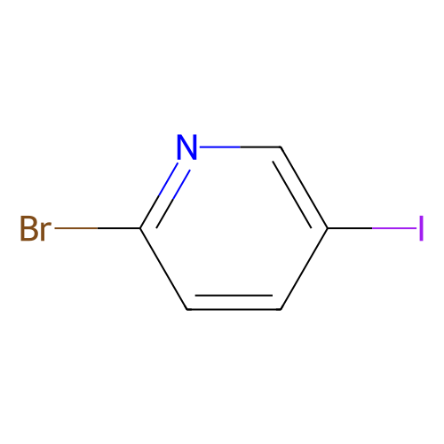 2-Bromo-5-iodopyridine, min 97%, 100 grams