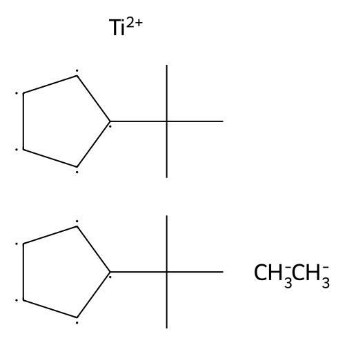 Dimethylbis(t-butylcyclopentadienyl)titanium(IV), min 98%, 1 gram