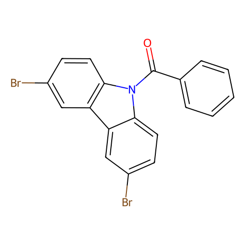 9-Benzoyl-3, 6-dibromo-9H-carbazole, min 98%, 1 gram