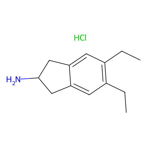 5, 6-Diethyl-2, 3-dihydro-1H-inden-2-amine hydrochloride, min 98%, 100 mg