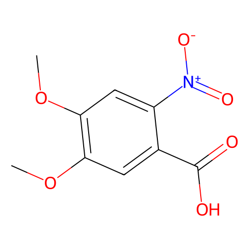 4, 5-Dimethoxy-2-nitrobenzoic Acid, min 98%, 100 grams