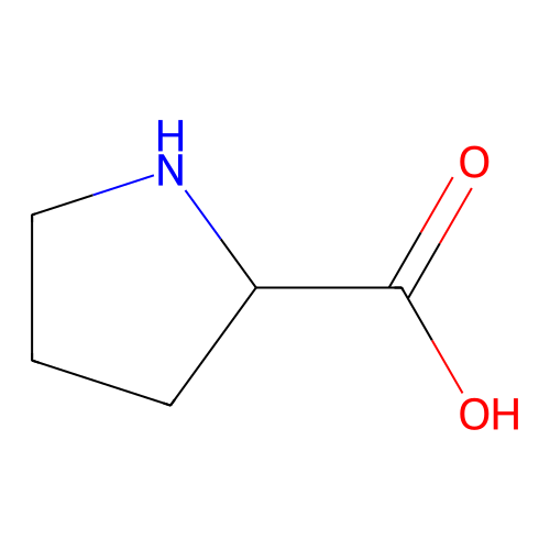 L-Proline, min 99%, 100 grams, for cell culture