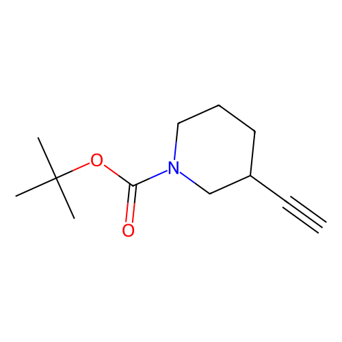 tert-butyl 3-ethynylpiperidine-1-carboxylate, min 97%, 1 gram