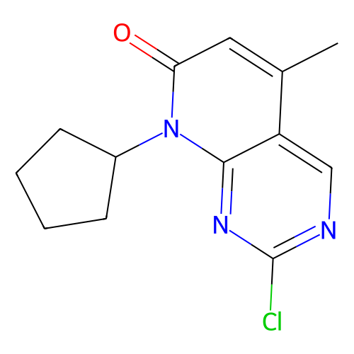 2-chloro-8-cyclopentyl-5-methyl-7H, 8H-pyrido[2, 3-d]pyrimidin-7-one, min 97%, 1 gram