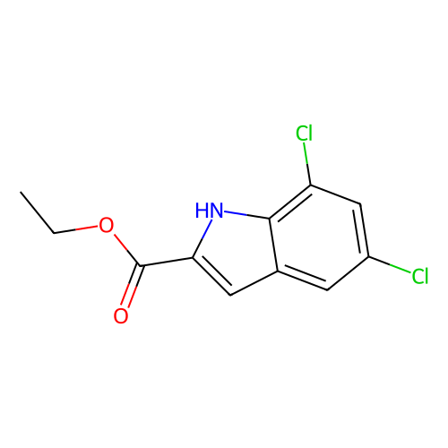 Ethyl 5, 7-dichloro-1H-indole-2-carboxylate, min 95%, 100 mg