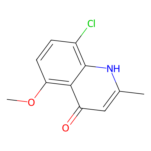 8-Chloro-5-methoxy-2-methylquinolin-4-ol, min 97%, 250 mg