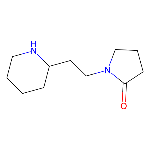 1-(2-Piperidin-2-ylethyl)pyrrolidin-2-one, 1 gram, Reagent Grade