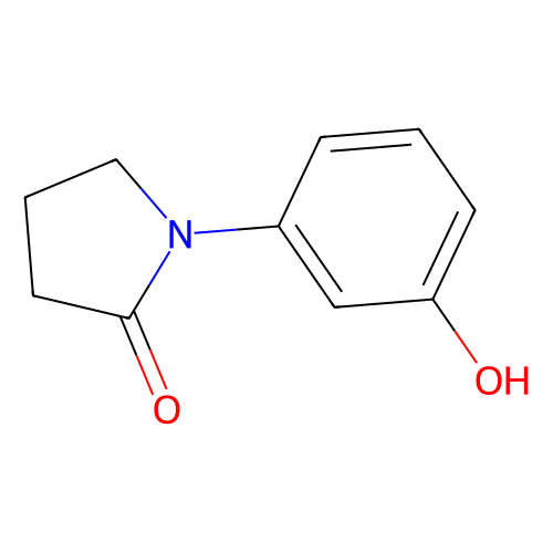 1-(3-hydroxyphenyl)pyrrolidin-2-one, 100 mg, Reagent Grade
