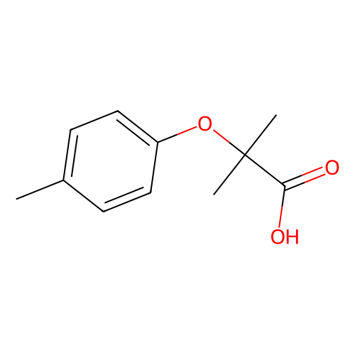 2-Methyl-2-(4-methylphenoxy)propanoic acid, 100 mg, Reagent Grade