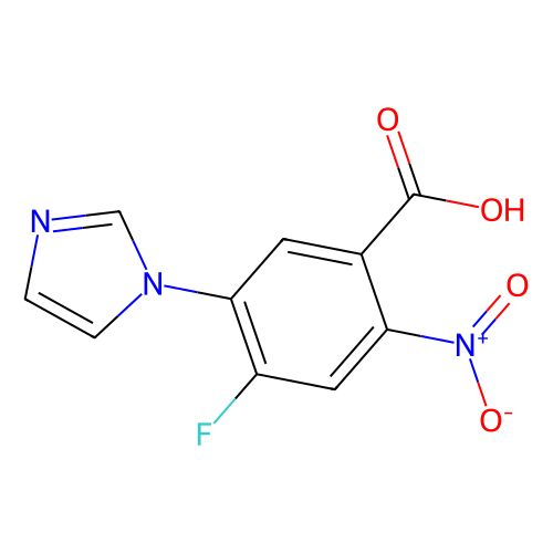 4-Fluoro-5-(1h-imidazol-1-yl)-2-nitrobenzoic acid, min 95%, 1 gram