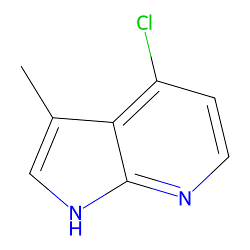 4-chloro-3-methyl-1H-pyrrolo[2, 3-b]pyridine, min 97%, 1 gram