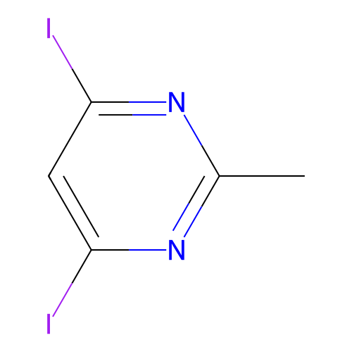 4, 6-Diiodo-2-methylpyrimidine, min 95%, 1 gram