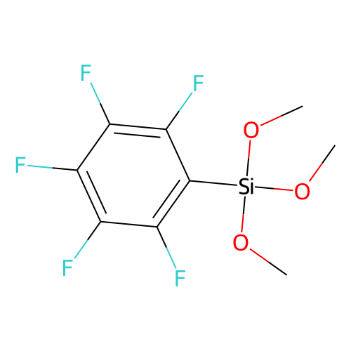 Trimethoxy(pentafluorophenyl)silane, min 97% (GC), 1 gram