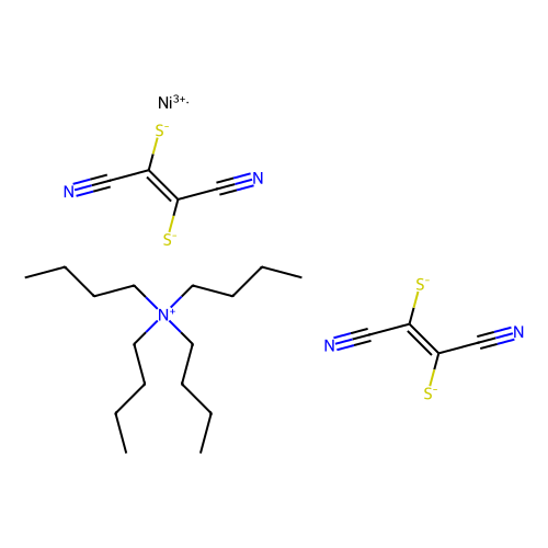 Tetrabutylammonium Bis(maleonitriledithiolato)nickel(III) Complex, min 97% (T), 250 mg