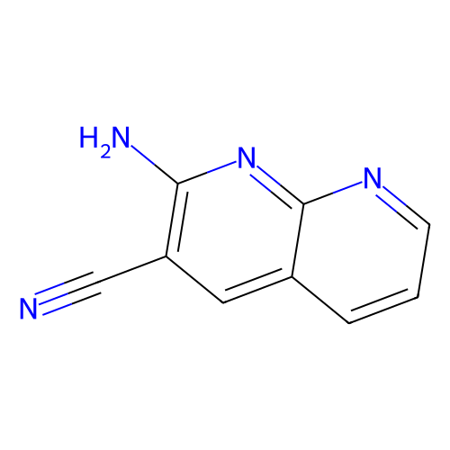 2-Amino-[1, 8]naphthyridine-3-carbonitrile, 1 gram