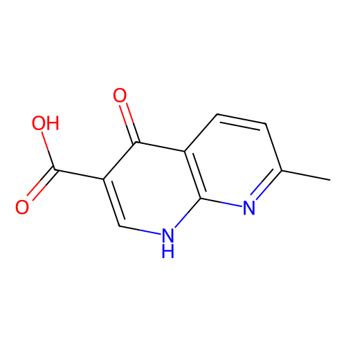 4-Hydroxy-7-methyl-1, 8-naphthyridine-3-carboxylic acid, min 97%, 1 gram