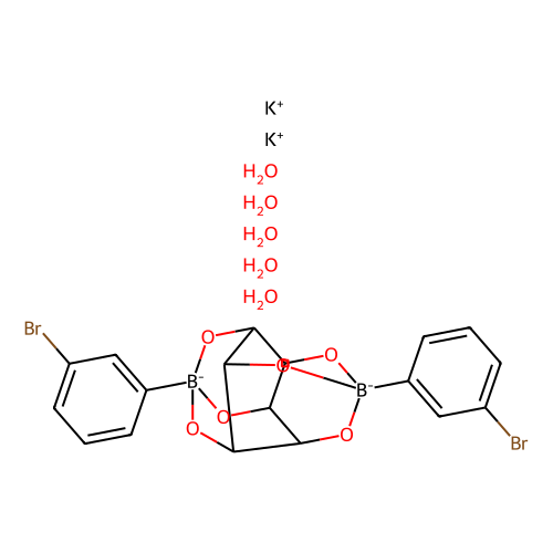 Bis(3-bromophenylboronic Acid) scyllo-Inositol Complex Dipotassium Pentahydrate, 1 gram
