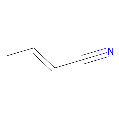 trans-Crotononitrile (contains ca. 20% cis- isomer), min 75% (GC), 100 ml