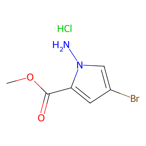 Methyl 1-amino-4-bromo-1H-pyrrole-2-carboxylate monohydrochloride, min 97%, 250 mg