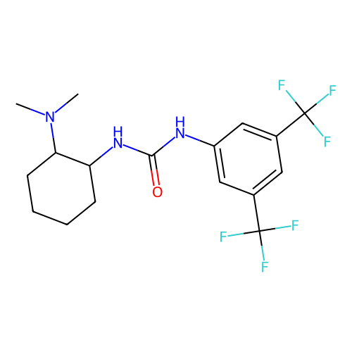 N-[3, 5-Bis(trifluoromethyl)phenyl]-N'-[(1S, 2S)-2-(dimethylamino)cyclohexyl]urea, min 97%, min 98% (ee), 100 mg