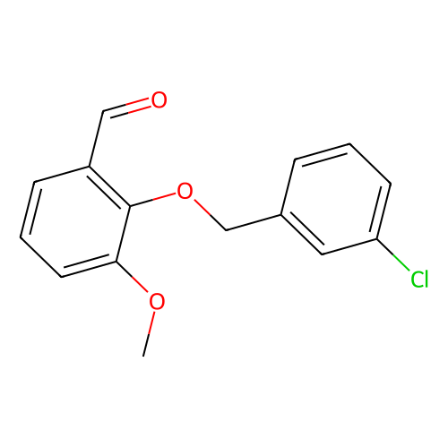 2-[(3-Chlorobenzyl)oxy]-3-methoxybenzaldehyde, 1 gram