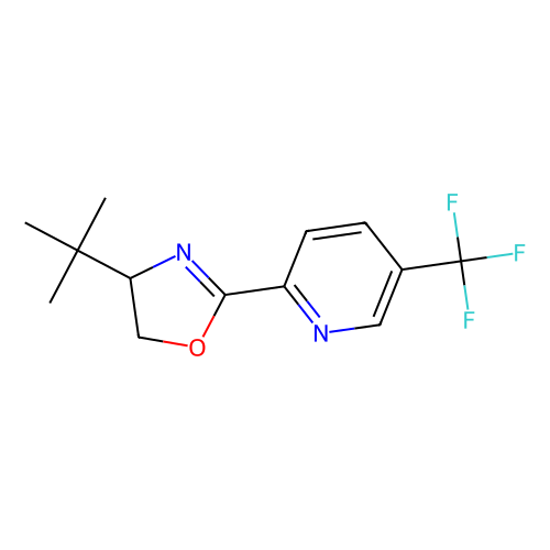 2-[(4S)-4-tert-Butyl-4, 5-dihydro-2-oxazolyl]-5-(trifluoromethyl)pyridine, min 98%, 100 mg