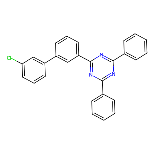 2-(3'-Chlorobiphenyl-3-yl)-4, 6-diphenyl-1, 3, 5-triazine, min 98% (HPLC)(N), 1 gram