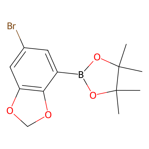 5-Bromo-2, 3-methylenedioxyphenylboronic acid pinacol ester, min 98%, 1 gram 5-Bromo-2, 3-methylenedioxyphenylboronic acid pinacol ester, min 98%, 1 gram