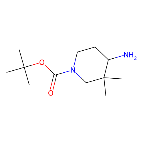 tert-butyl 4-amino-3, 3-dimethylpiperidine-1-carboxylate, min 97%, 1 gram