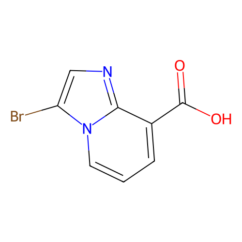 3-bromoimidazo[1, 2-a]pyridine-8-carboxylic acid, min 97%, 1 gram