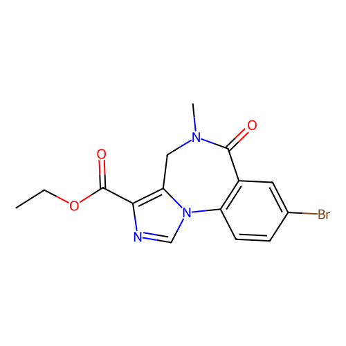 Ethyl 8-bromo-5-methyl-6-oxo-5, 6-dihydro-4H-benzo[f]imidazo[1, 5-a][1, 4]diazepine-3-carboxylate, 100 mg